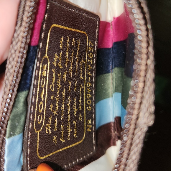 COACH Signature Wristlet Brown G0949-F41637 NWT - Picture 5 of 5